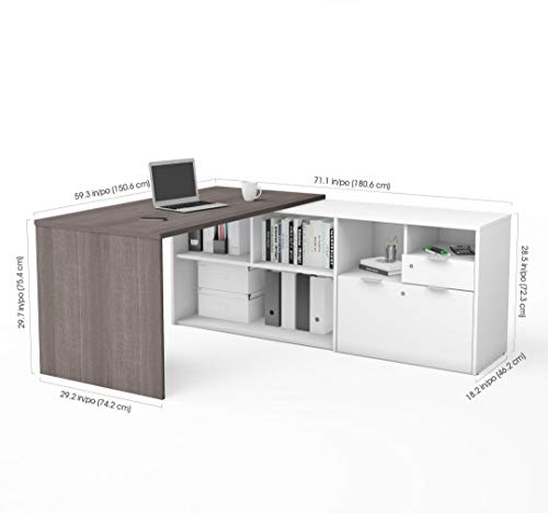Bestar L-Shaped Desk - i3 Plus