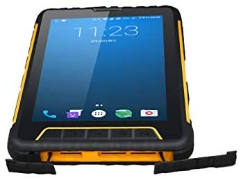 GAOTek Handheld Rugged Industrial Tablet with Zebra 1D 2D Array Imager Barcode Scanner Android 6.0 Support Wireless WiFi 4G LTE NFC RFID Reader, IP67 Rugged Tablet, 7 Inch Screen -TABLET-102 -AD
