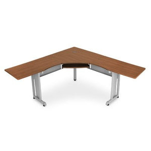 OFM 55196-MPL L-Shaped Workstation, 60" x 60" with 24" D Top