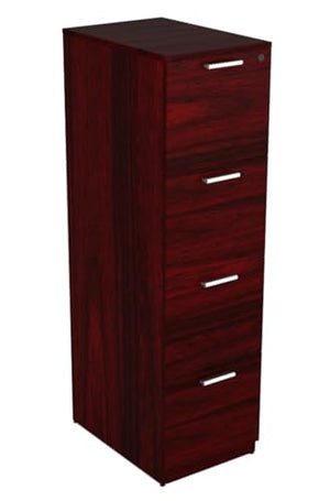 Generic Kai by i5 Commercial 4-Drawer Vertical File VF4DR Mahogany