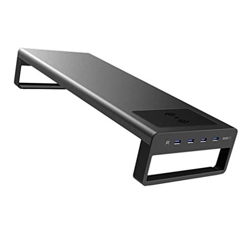 YFSDX Smart Base Aluminum Alloy Single Layer Computer Laptop Base Stand with USB 3.0 Port