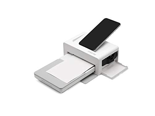 iHome® Photo Printer Dock, Full Size 4x6 inch Printouts (White)