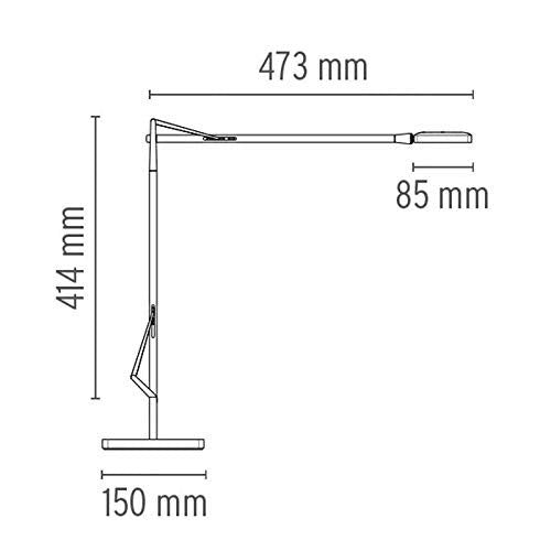 Flos Kelvin EDGE Base LED Table Lamp Chrome F3452057 Dimmable
