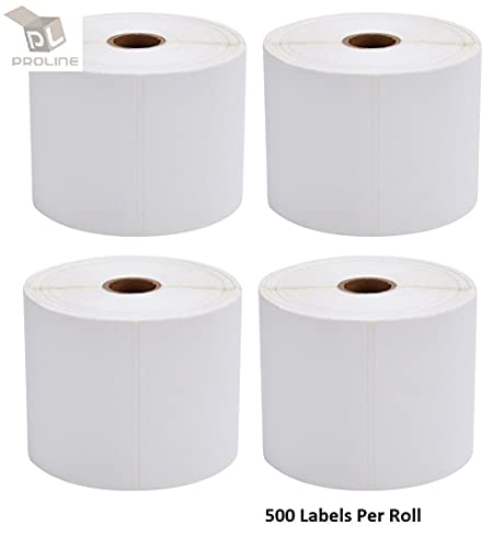 BESTeck - 40 Rolls, 500 Labels Per Roll, 4'' x 6'' Direct Thermal Labels, 20,000 Labels Total, 1" Core (40 Rolls)