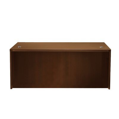 Aberdeen Straight Front Desk Size: 72", Finish: Cherry