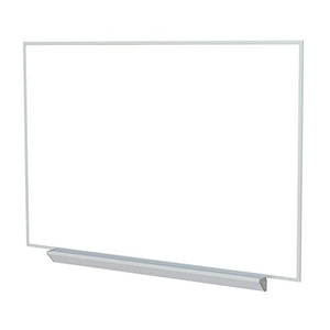 Ghent 4.5" x 8.5" Aluminum Frame Premium Porcelain Magnetic Whiteboard - 4 Markers & Eraser - Made in the USA