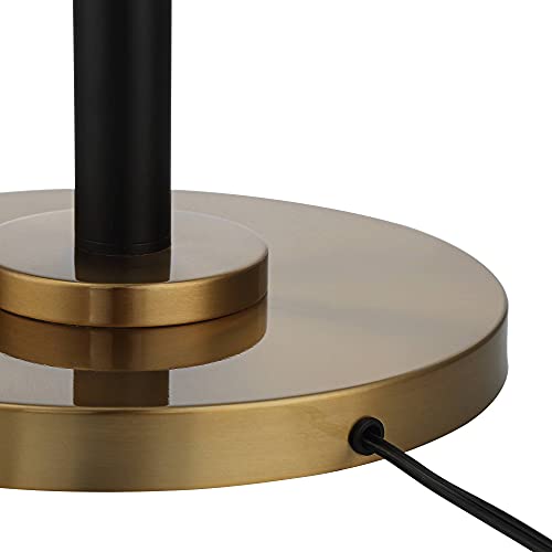 Possini Euro Design Meridian Light Blaster™ Torchiere Floor Lamp LED 72" - Black Antique Brass