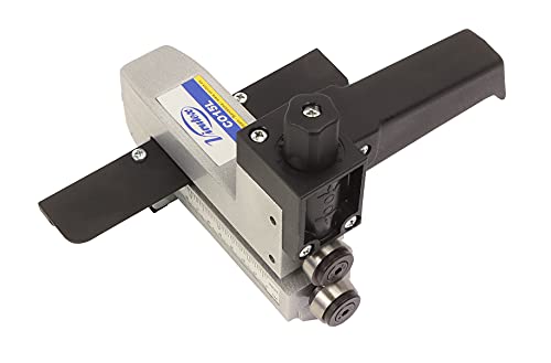 Virutex C015L Portable Handheld Plastic, Laminate, Melamine and Wood Veneer Slitter and Cutter with Micrometric Measure, Clean Cut and No Waste, Straight Stripe Guide Quick Easy Adjustment and Lightweight ‎3.37 lb