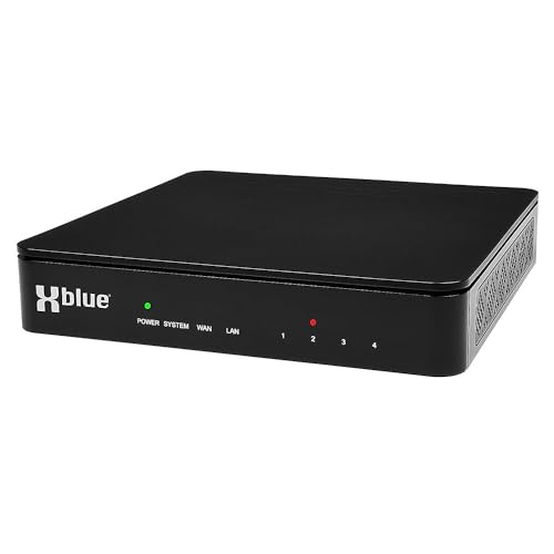 Xblue Qb Advanced Qb1007 IP Phone System Bundle - Black, 7 Phone Bundle