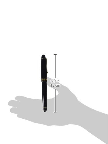 Pilot Fountain Pen Custom 742, Black Body, FA-Nib