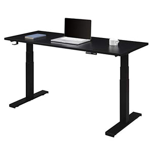Mrs Bad Home Office Desk Workstation,59 x 23.6 x 9.2 inches,Electric Lift System Computer Desk,PC Desk,Desk for Gaming,Gaming Table (Black)
