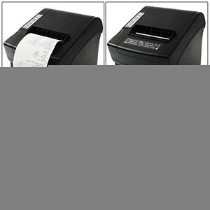 LUOKANGFAN LLKKFF Office Electronics Receipt Printers 80mm Parallel/Serial Port + USB or Ethernet Port Thermal Receipt Printer (XPC2008)(Black) Printer Accessory