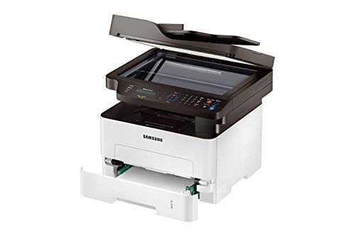 Samsung Xpress M2885FW Wireless Monochrome Laser Printer with Scan/Copy/Fax, Simple NFC + WiFi Connectivity, Duplex Printing and Built-in Ethernet (SS359D)