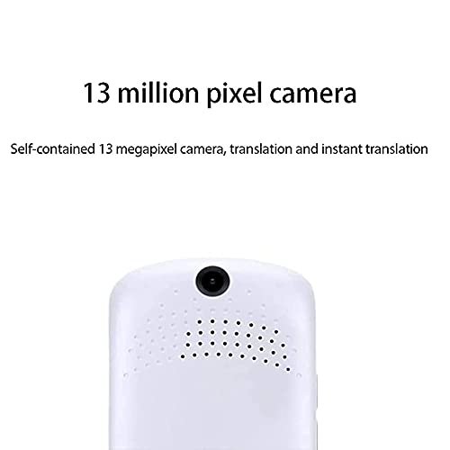 UsmAsk Smart Language Translator Device, 2.4 Inch Touch Screen, 28 Languages WiFi Pocket Electronic Translators Learning (Black)