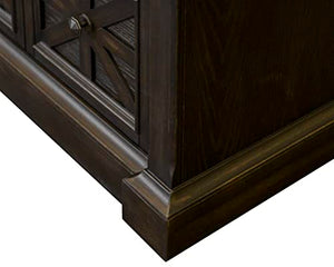 Martin Furniture Traditional Dark Brown Lateral File Cabinet