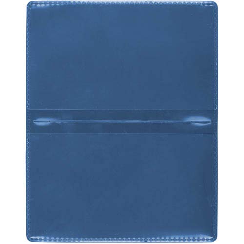 StoreSMART Metallic Blue Folding Business Card Holders - 500 Pack - Polypropylene Plastic (RPP2915MB500)