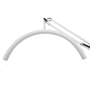 Airshi Half Moon Desk Lamp with Folding Arm - 5 Brightness Levels - High Color Rendering - White - Office (US Plug)