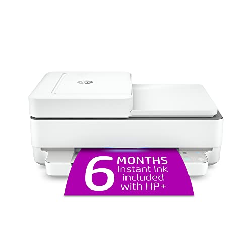 HP ENVY 6455e All-in-One Wireless Color Printer with bonus 6 months Instant Ink with HP+ (223R1A)
