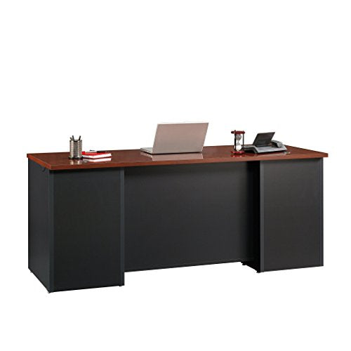 Sauder 419593 Via Executive Desk, Classic Cherry Finish