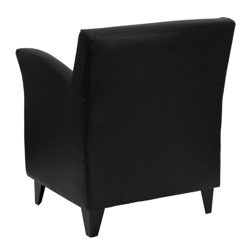 Flash Furniture HERCULES Roman Series Black Leather Lounge Chair