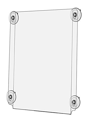 Marketing Holders Window Sign Frame Glass Mount Signage Holders with Suction Cups, Double-Sided 22"w x 28"h Lot of 2