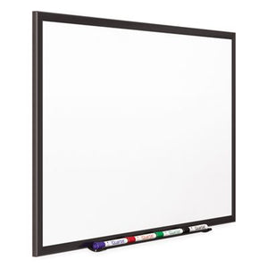Classic Porcelain Magnetic Whiteboard, 48 x 36, Black Aluminum Frame, Sold as 1 Each