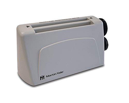 Martin Yale P6400 Desktop Letter Folder; Folds Up To 36 Letters a Minute, 2200 Sheets an Hour; Hand-fed, Folds 1-3 Sheets and Accepts Stapled Sets