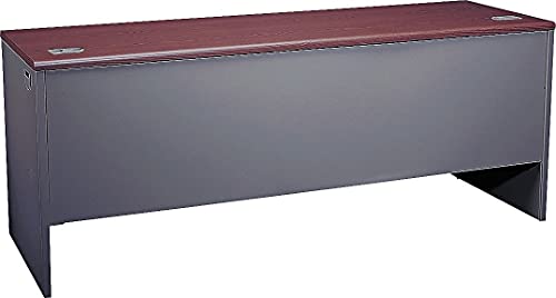 HON 38854NS 38000 Series Kneespace Credenza, Mahogany/Charcoal 72