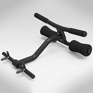 YCDJCS T Bar Row Shoulder Press Landmine Handle Black for 25mm Dumbbell (1 Inches) Barbell Back Attachment for Home Gym Strength Training Equipment (Color : Black, Size : 5040 cm)