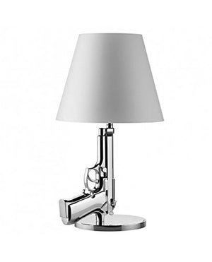 Flos Guns Bedside Gun Table Lamp Shiny Gold 18K F2953000 by Philippe Strack 2005