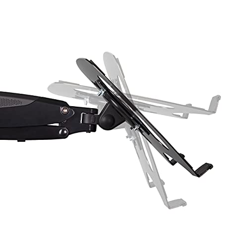 StarTech.com Desk Mount Laptop Arm - Full Motion Articulating Arm for Laptop or Single 34" Monitor - VESA Mount Laptop Tray Bracket - Ergonomic Adjustable Notebook Stand - Desk-Clamp (ARMUNONB1)