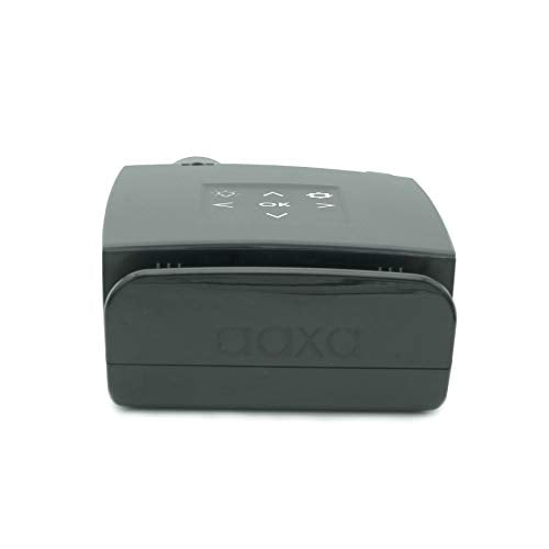 AAXA S1 Mini Nintendo Switch Dock Projector, 3 Hour Battery, USB-C Video Input, 720p HD Native Resolution, 400 Lumens, Gaming, DLP