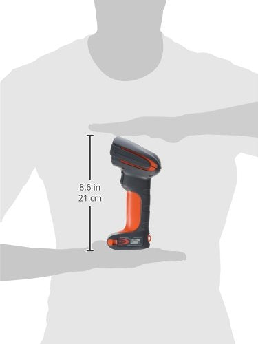 Honeywell 1910IER-3USB Granit 1910i 2D Industrial Corded Barcode Scanner, Extended Range Focus, Gray/Orange