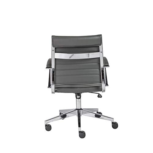 EV Furniture Brooklyn Low Back Office Chair in Gray