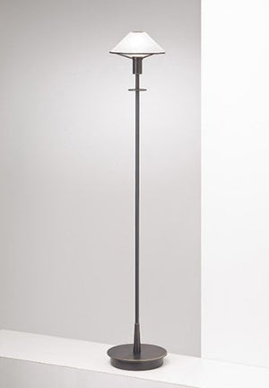 Holtkoetter 6515 HBOB AWH Lighting for The Aging Eye Halogen Floor Lamp, Hand-Brushed Old Bronze with Alabaster White Glass, 43.5" x 8" x 7.25"