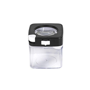 Smokus Focus Comet 20 Pack (Black) - Child Resistant Certified - Magnifying Lens LED Lights Airtight Seal