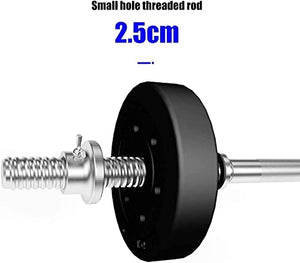 HXFENA Barbell Weight Bar, 47In Straight Weight Lifting Barbell Bar, Home Fitness Strength Training Equipment,120Cm