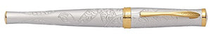 Cross Year of The Monkey Brushed Platinum and 23KT Gold Plate Rollerball Pen (AT0315-21)