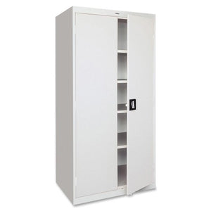 Lorell LLR41306 Fortress Series Storage Cabinets, Light Gray
