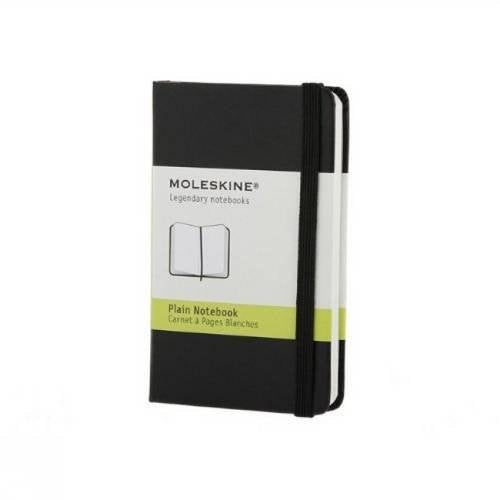 Moleskine Classic Notebook, Hard Cover, XS (2.5" x 4") Plain/Blank, Black
