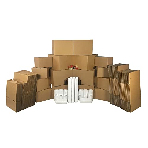 8 Room Basic Moving Kit 124 Boxes & $69 in Packing Supplies.