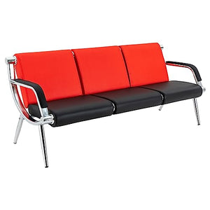 biniliubi Reception Chair Executive Side Visitor Guest Sofa Red