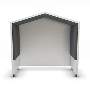 NOOK Quiet Meeting Pod with Acoustic Panels and Dual-Sided Whiteboard by NOOK (77” H x 79” W x 36” D)