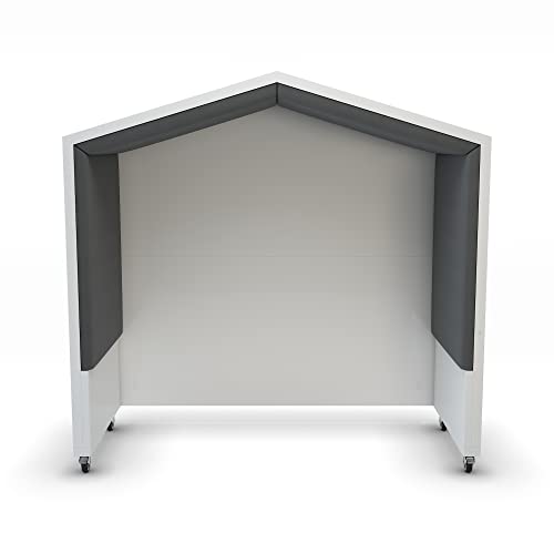 NOOK Quiet Meeting Pod with Acoustic Panels and Dual-Sided Whiteboard by NOOK (77” H x 79” W x 36” D)