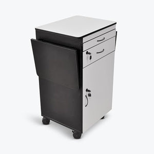 A-TO-Z SUPPLY 38" Mobile AV Presentation Station Cart with Locking Cabinet