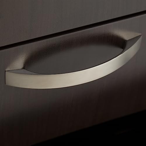 Bush Business Furniture Office in an Hour 3 Rolling File Cabinet | Mobile Under Desk Drawers - Mocha Cherry