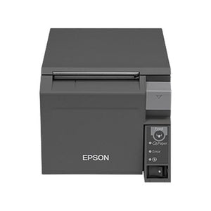Epson C31CD38A9801 Epson, TM-T70II, Front Loading Thermal Receipt Printer, Ethernet (Ub-E04) and USB, Epson Dark Gray, Power Supply Included, Req Cable, Replaced C31Cd38A9971