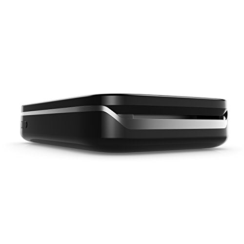 HP Sprocket Portable Photo Printer, Print Social Media Photos on 2x3" Sticky-Backed Paper - Black (X7N08A)