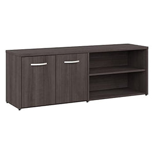 Bush Business Furniture Studio A 21-inch Low Storage Cabinet with 4 Shelves and Doors, Storm Gray (SDS160SG-Z)
