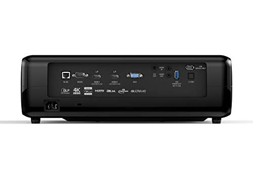 Optoma UHD51A 4K UHD Smart Home Theater Projector, Works with Amazon Alexa & Google Assistant (Renewed)